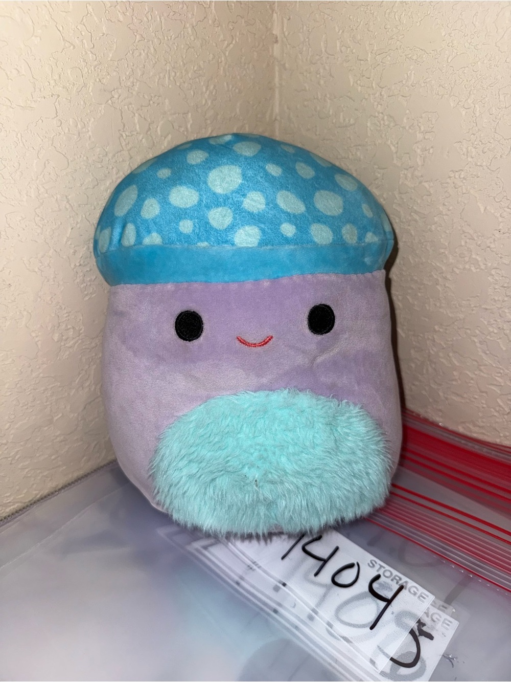 Squishmallow Pyle Blue Purple Mushroom